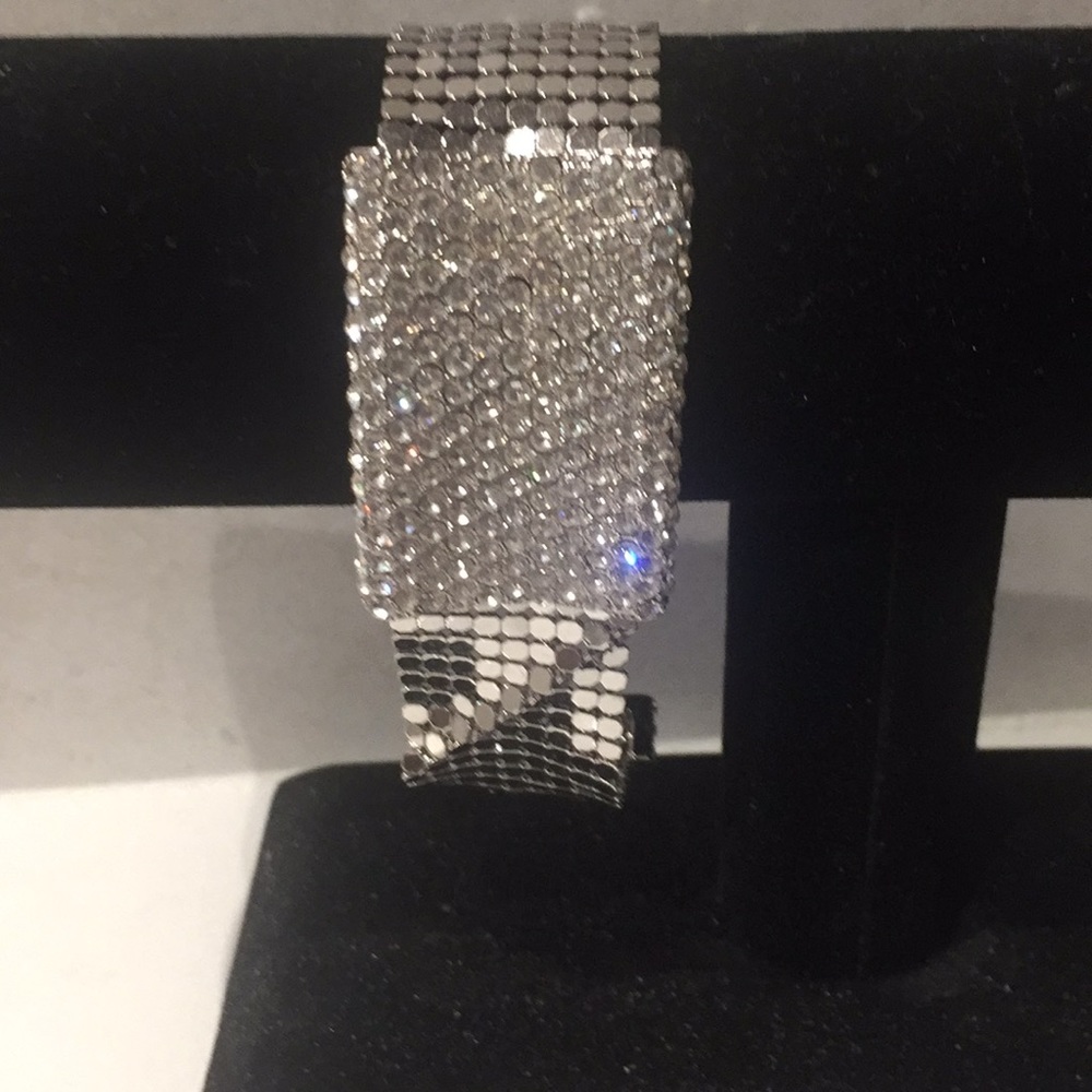 Serena Williams Pave Rhinestone Toggle Bracelet